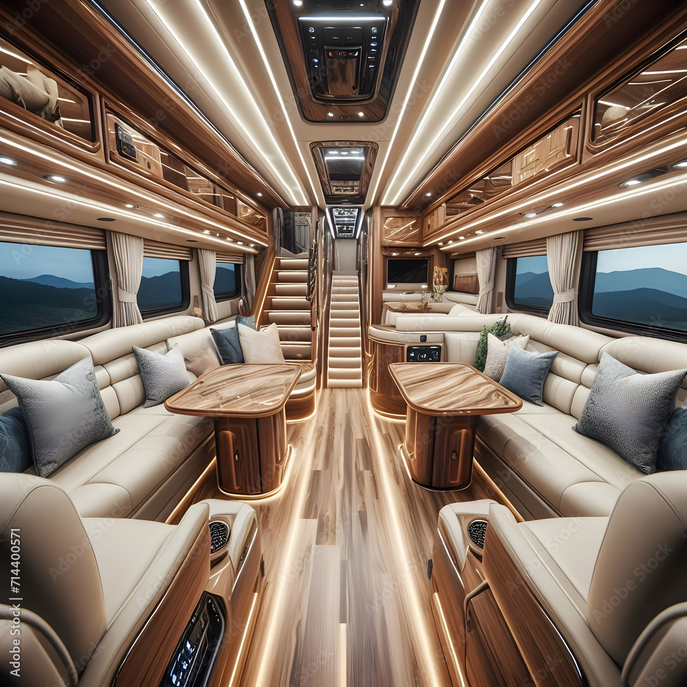 Obraz premium Large RVs of the future
