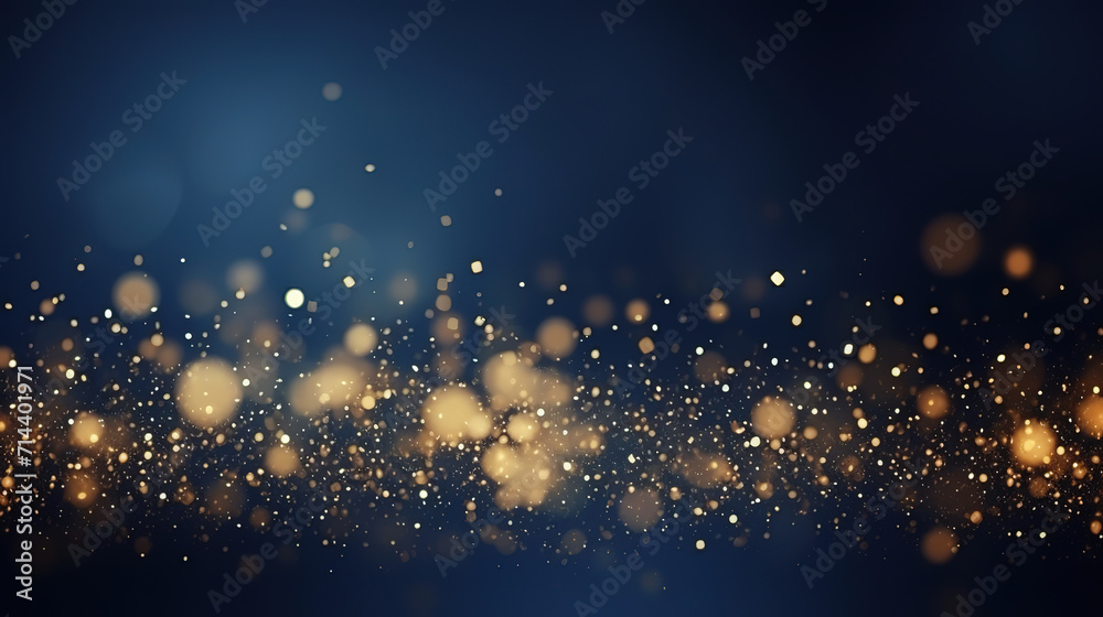 Free golden glitter texture sparkling snow dust falling down template for new year