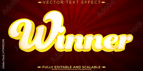 Photography Casino text effect, editable royal and vegas text style