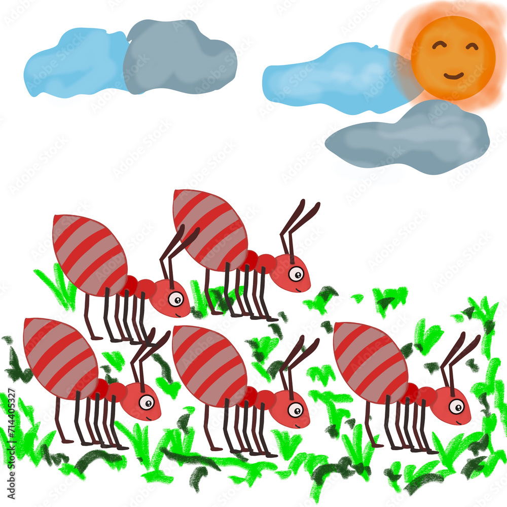 Ants march Ants march
