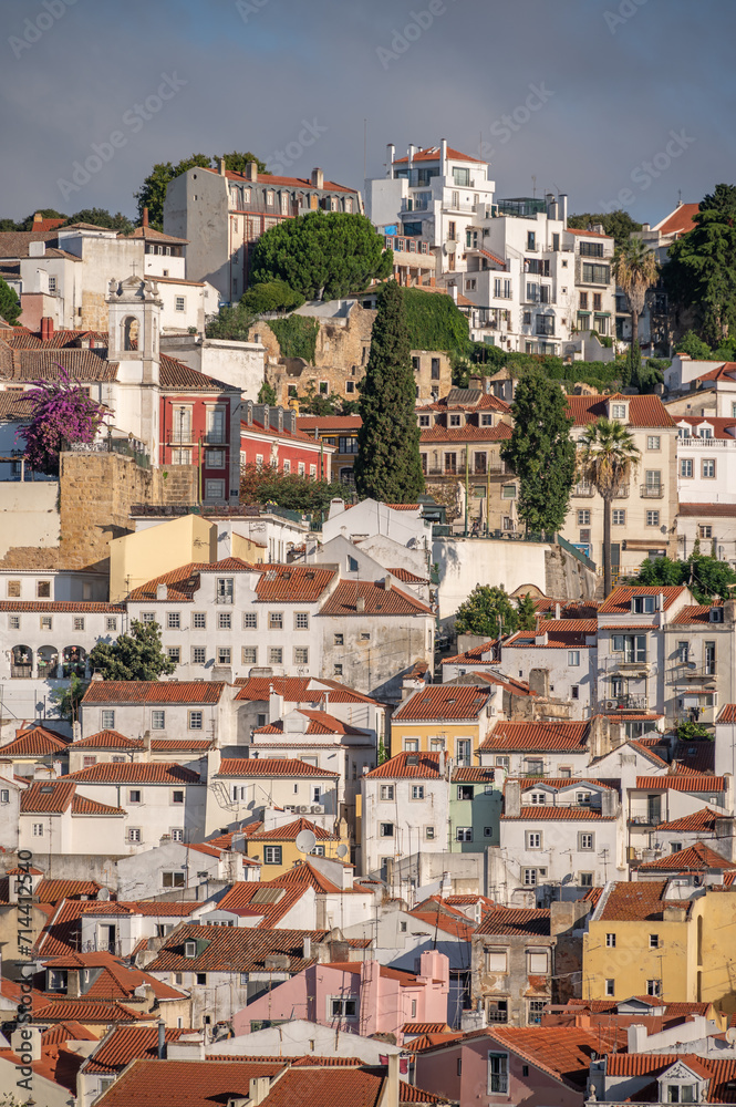 Beautiful views and architecture in Lisbon's old city.