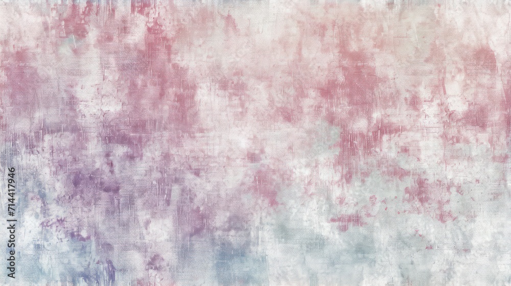 Fototapeta premium a grungy pink and blue background with white and pink paint splattered on the bottom