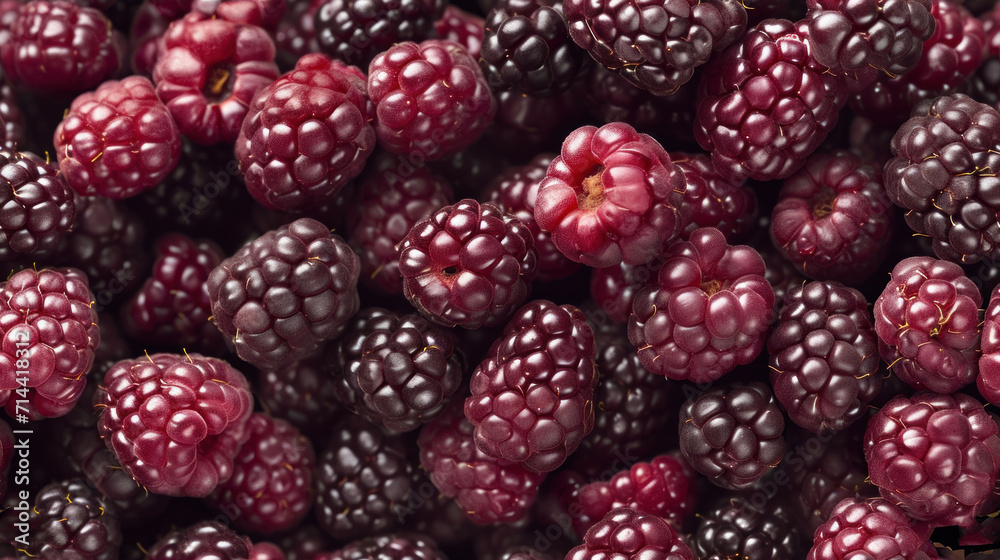  a close up of a bunch of raspberries with some blackberries in the middle of the top half of the photo and a red berry in the middle of the middle of the top of the picture.