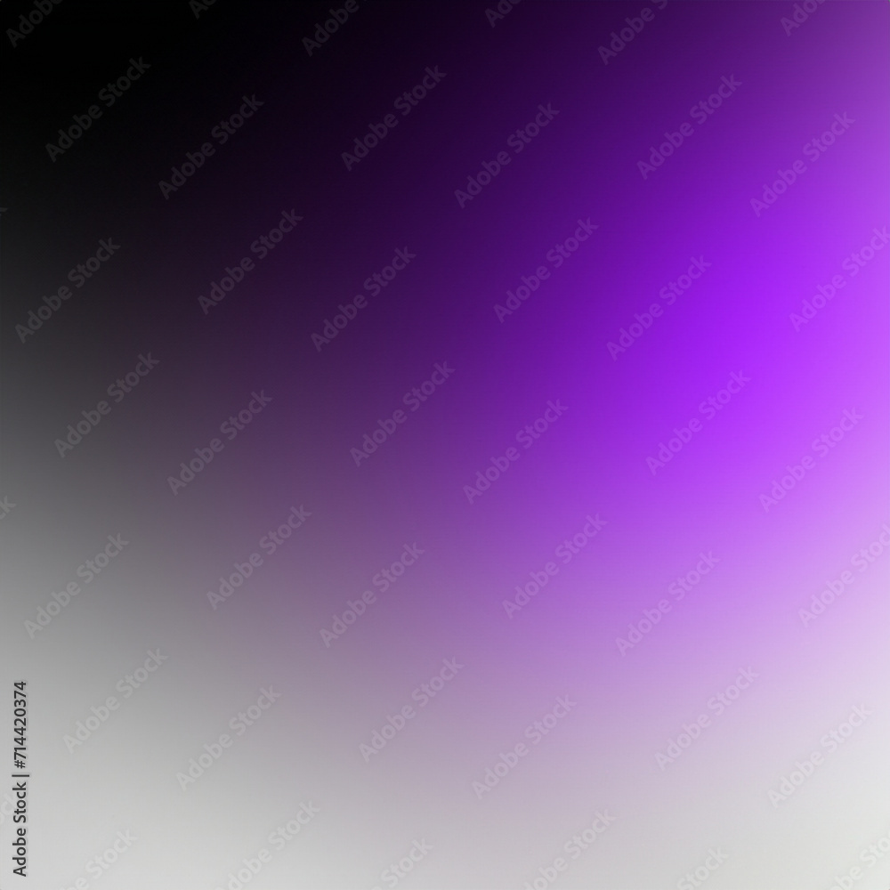 Fototapeta premium パープル、ホワイト、ブラック、グラデーション背景、光る光、暗い背景、ノイズ、テクスチャ効果、バナー、ヘッダー、ポスターデザイン