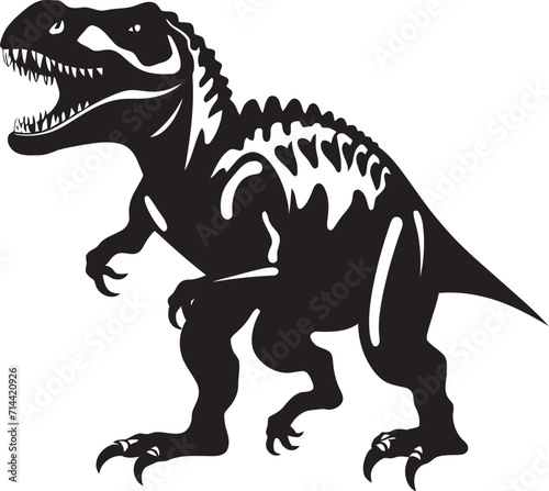 Modern Mastery  T-Rex Vector Icon for a Striking Brand Image