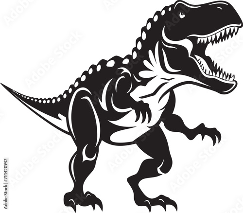 Tyrannosaurus Rex Symbol  Modern and Edgy Vector Design