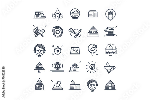 Equipment for water purificatio Fermer,tree ,eclectic  icons set vector neon Pro Vector,Chart line icons set. Graph, finance report, income growth, economy statistic, gantt diagram, infographic, mind 