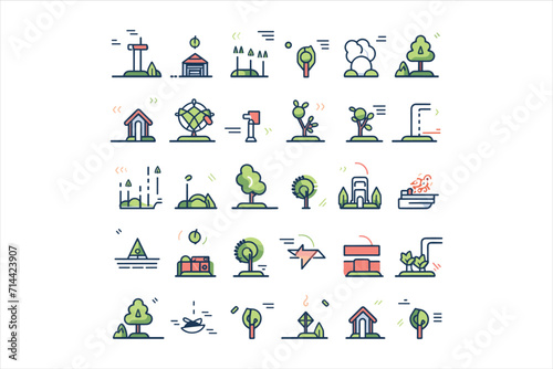 Equipment for water purificatio Fermer,tree ,eclectic  icons set vector neon Pro Vector,Chart line icons set. Graph, finance report, income growth, economy statistic, gantt diagram, infographic, mind 