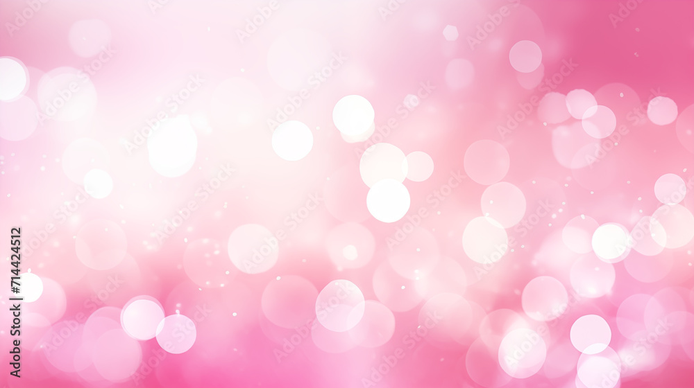 pink and white abstract bokeh background sparkle romantic lights