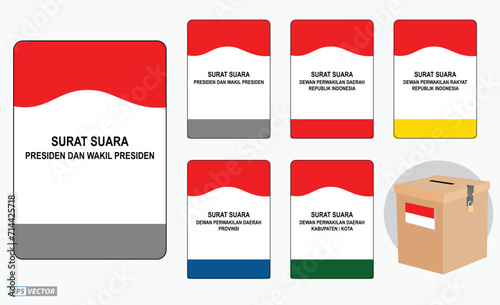 Indonesia Election Day concept.  © coolvectormaker