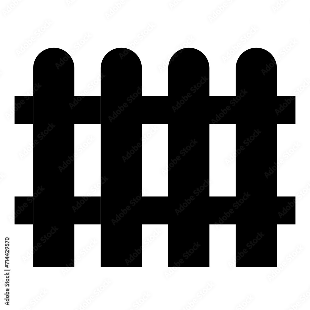 Fototapeta premium fence icon