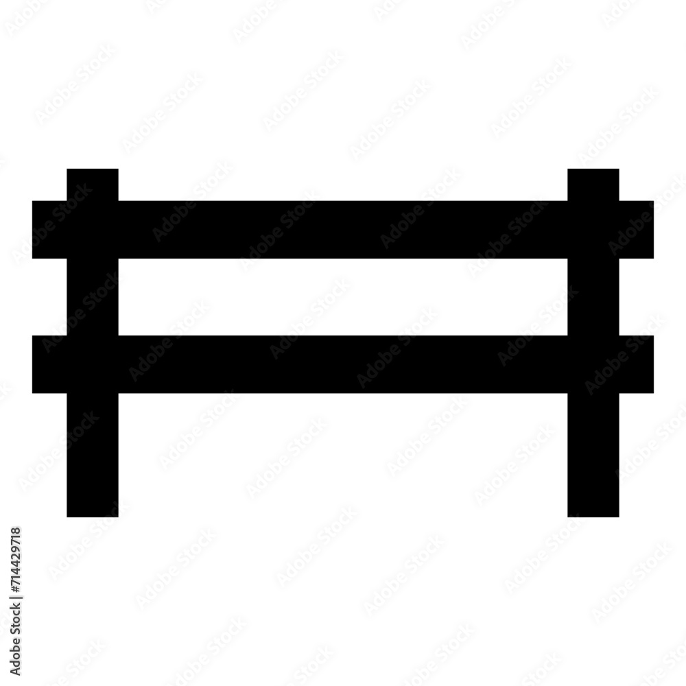 Obraz premium fence icon