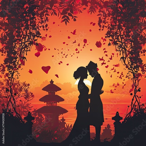 background design, happy valentine, with single theme, illustration