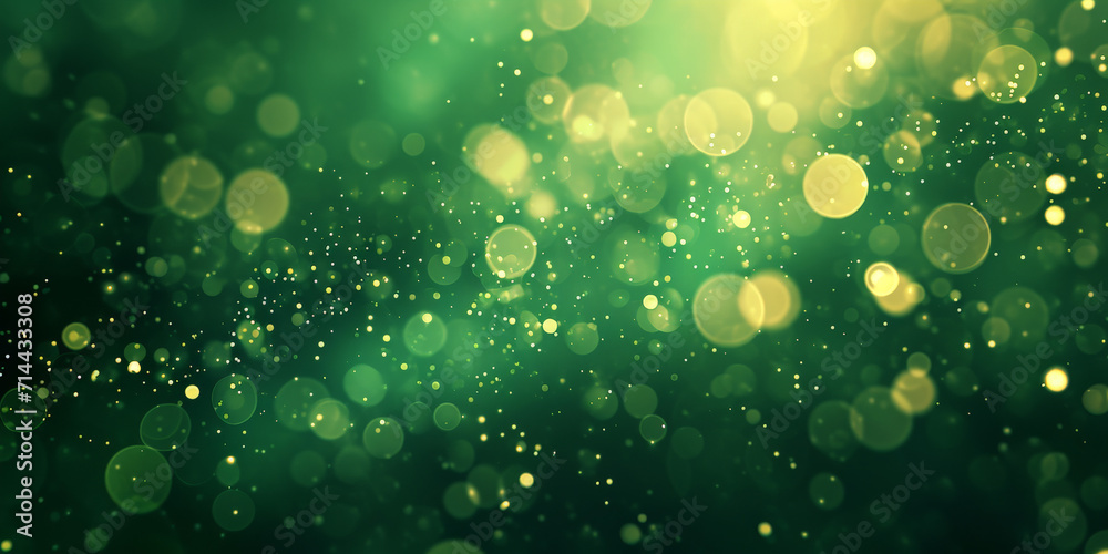 Fototapeta premium green abstract bokeh background