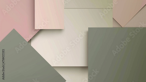 Soft Mauve-Gray and Olive abstract background vector presentation design. PowerPoint and business background.