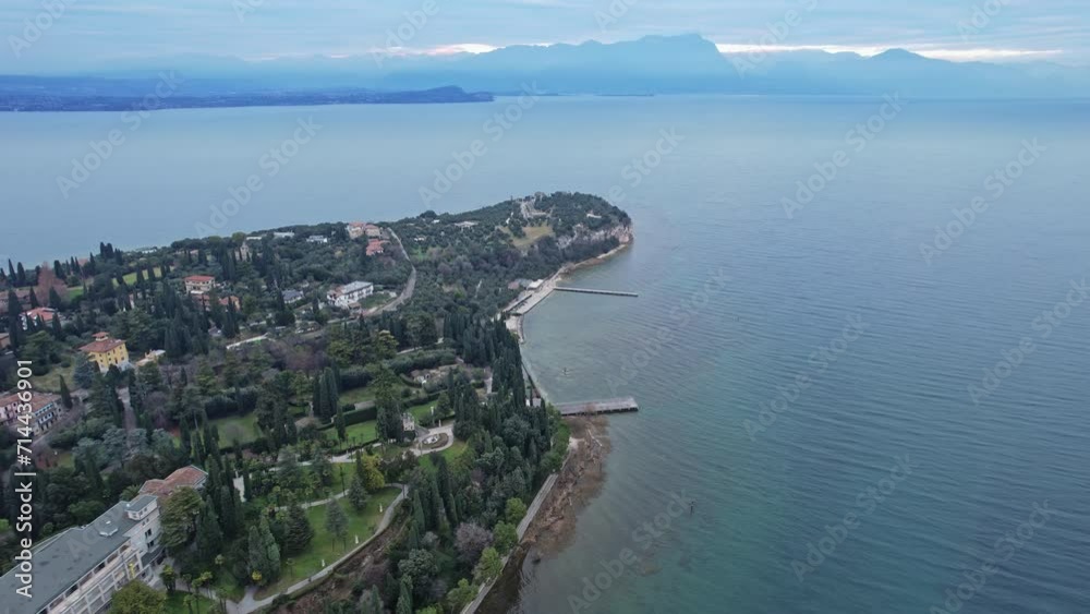 Aerial View of Garda Lake in Italy Aerial View of Garda Lake in Italy