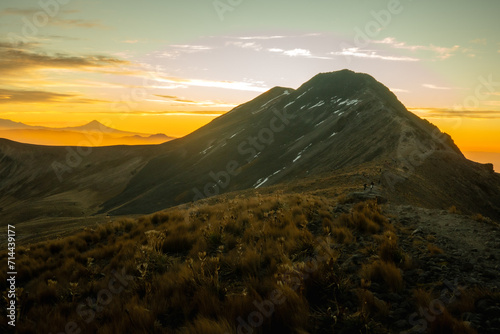 a stunning sunrise at Nevado de Toluca