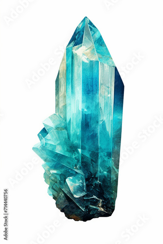 Aquamarine Amethyst Gemstone