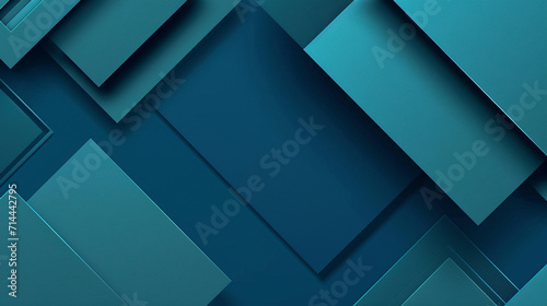 Teal and Navy Blue abstract background vector presentation design. PowerPoint and Business background.