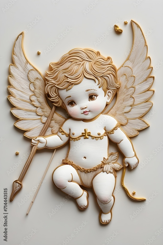Fototapeta premium cupid. generative ai