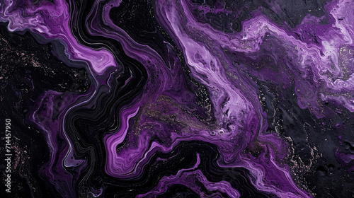 Electric Purple and Black marble background