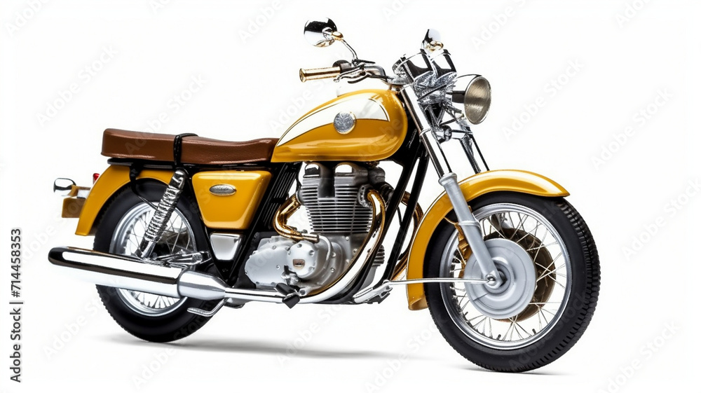 Fototapeta premium Old Motorcycle Year 1980