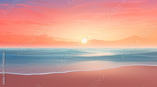 sunset on the sea © Ishara sandeepa