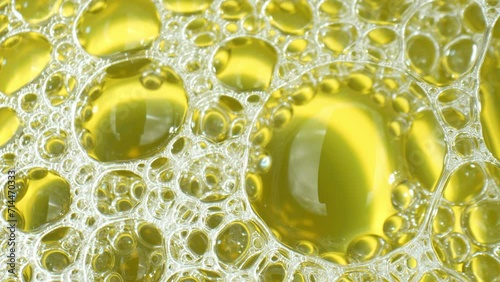 Analyze the chemical composition of yellow urine up close. Observe the unique crystalline structures and pigment concentrations in this macro video. Renal system and urologist concept. 4K HDR.
