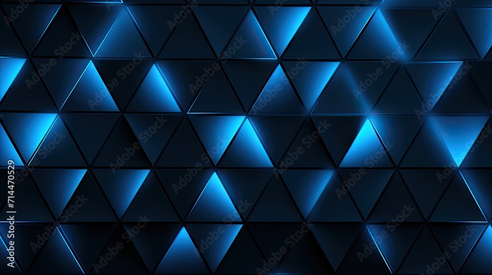 A background with neon blue triangles arranged in a honeycomb pattern A background with neon blue triangles arranged in a honeycomb pattern