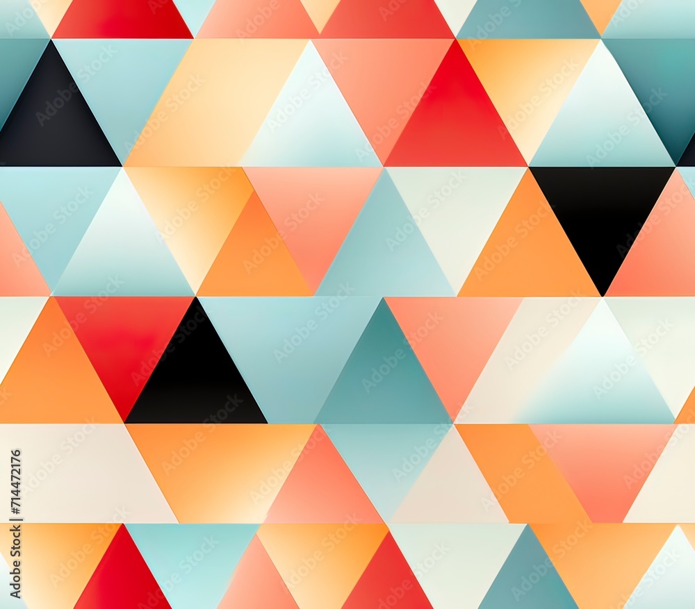 Triangle, Fabric Pattern, Seamless Pattern.