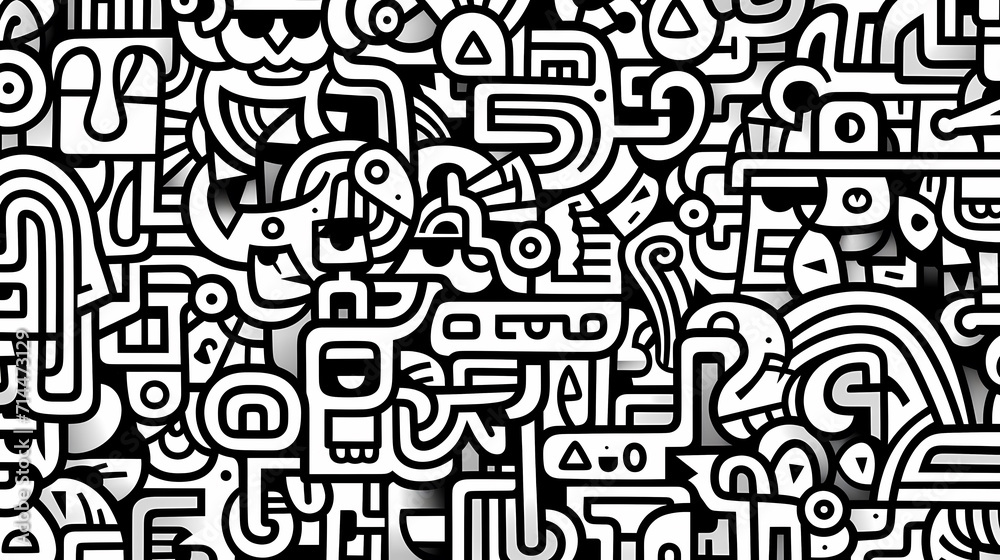 Cute graffiti art abstract background poster web page PPT, art background Cute graffiti art abstract background poster web page PPT, art background