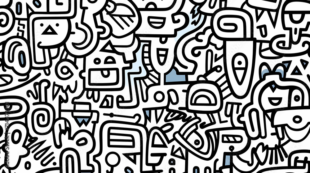 Cute graffiti art abstract background poster web page PPT, art background Cute graffiti art abstract background poster web page PPT, art background
