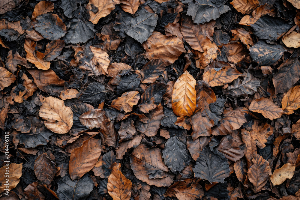 Natural texture or background from the forest floor Natural texture or background from the forest floor