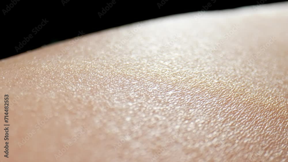 The arm's skin comes alive in stunning detail, showcasing its unique texture, with a myriad of ridges and valleys, a true testament to nature's artistry. 4K.
The arm's skin comes alive in stunning detail, showcasing its unique texture, with a myriad of ridges and valleys, a true testament to nature's artistry. 4K.