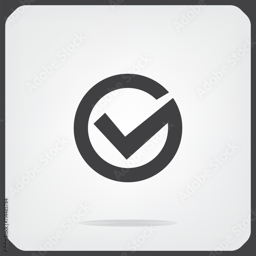 Free Download Check mark, vector illustration on a light background. Eps 10. - GFXLoad