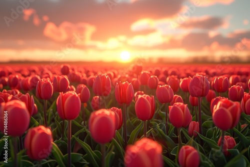colorful tulip meadows field professional photography