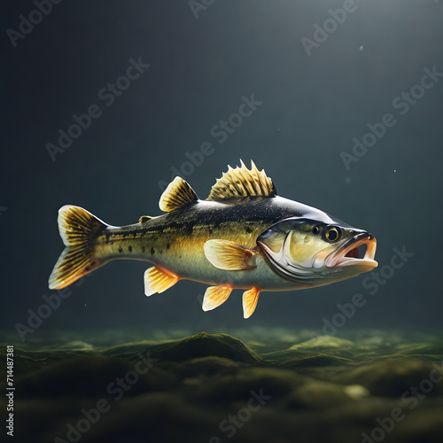 Minimalist Walleye Fish