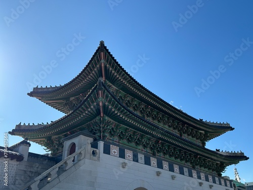 Korea traditional gyeongbokgung palace