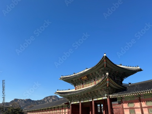 Korea traditional gyeongbokgung palace