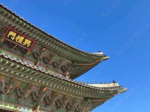 Korea traditional gyeongbokgung palace