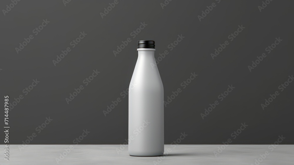 Milk Bottle Mock-Up Milk Bottle Mock-Up
