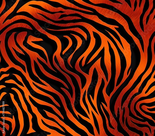Tiger Stripes  Fabric Pattern  Seamless Pattern.
