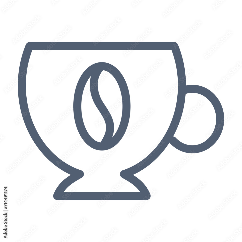 coffee cup icon vector illustration