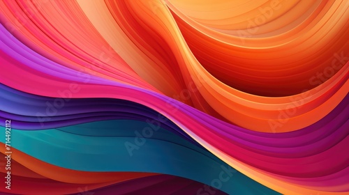 Background with abstract waves colorful