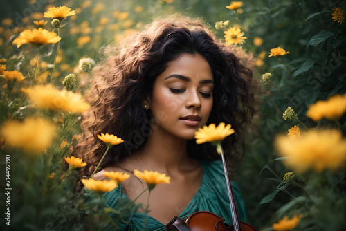 A light breeze carried the sweet scent of blooming wildflowers, and the distant calls of crickets added a natural percussion to the ethereal soundtrack of her evening. The melody wrapped around her li