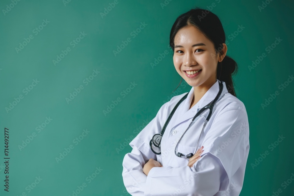 Photo of a smiling doctor Photo of a smiling doctor