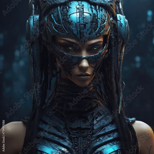 Cyborg Girl. The distant future.