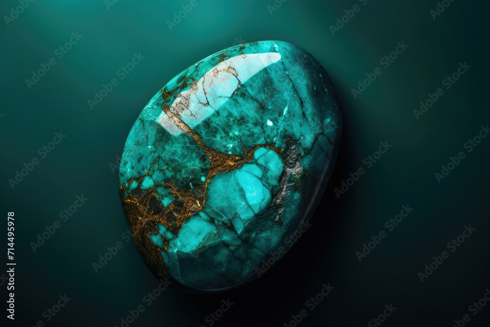 Fototapeta premium Nature semiprecious rock gem stone green geology background mineral gemstone macro specimen semi-precious