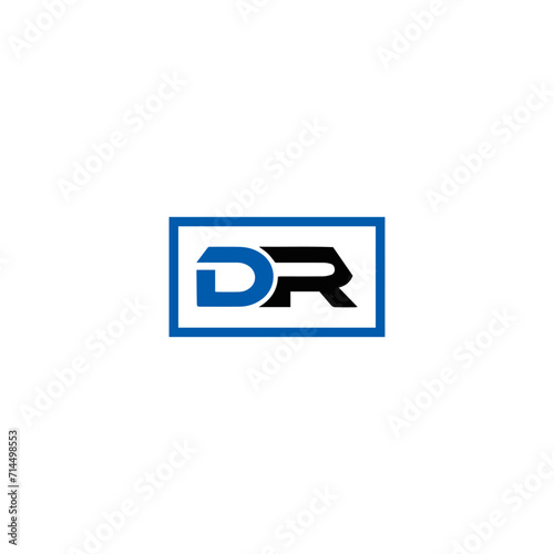 Free Download DR logo. D R design. White DR letter. DR, D R letter logo design. Initial letter DR linked circle uppercase monogram logo. D R letter logo vector design. DR letter logo design five style. - GFXLoad