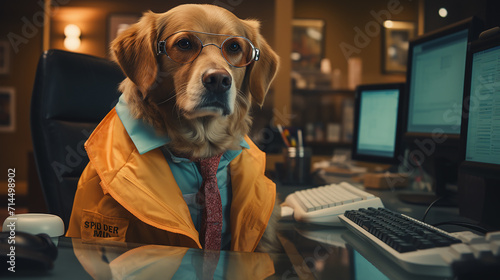 A_Cinematic_Scene_from_2022_Comedy_Office_Labrador_Has